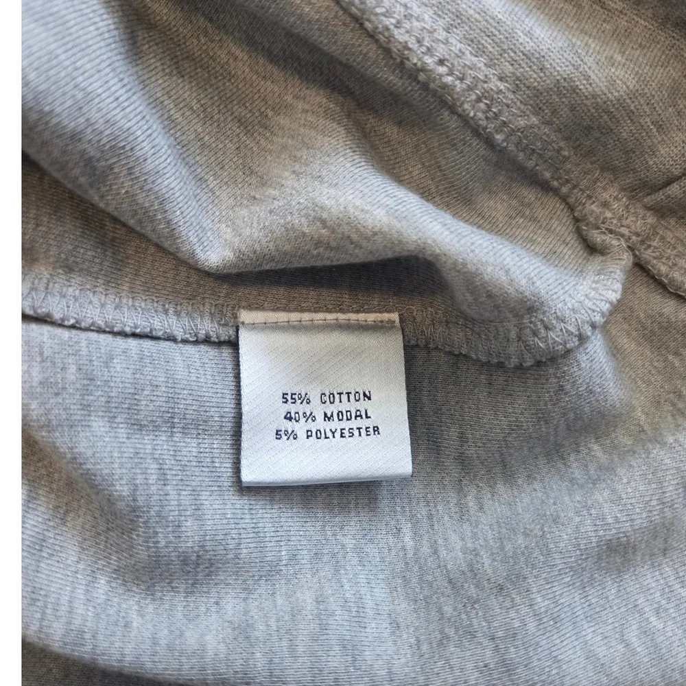 Peter Millar Quarter Zip Pullover Mens Large Gray Navy NAPA Logo 2pk